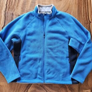 MEC Full Zip Blue Fleece Jacket Size Medium